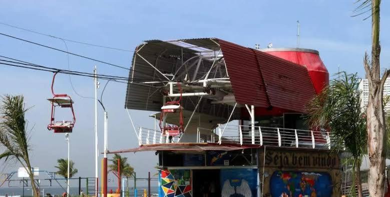 Kitinete Frente Ao Mar 1315 Lägenhet São Vicente Exteriör bild